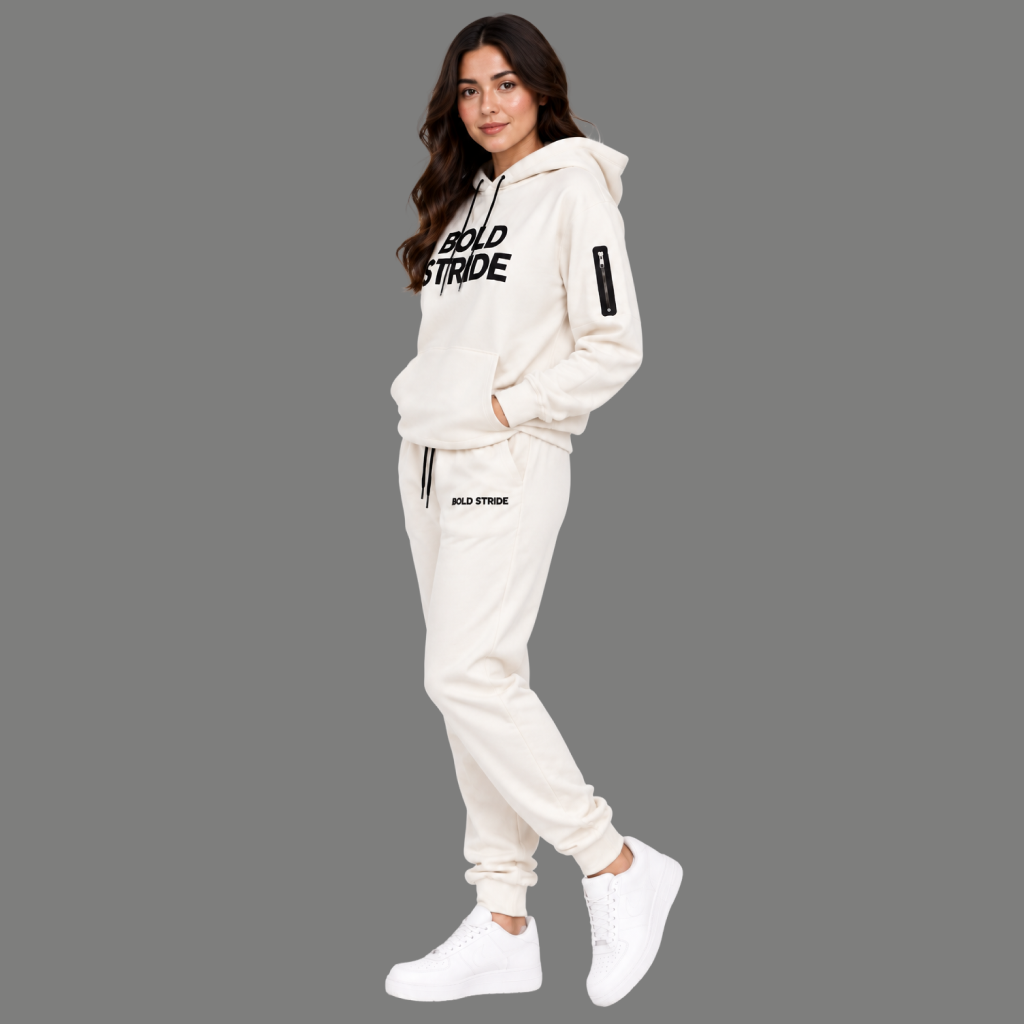 Glacier Ivory Hoodie & Trouser - Boldstride
