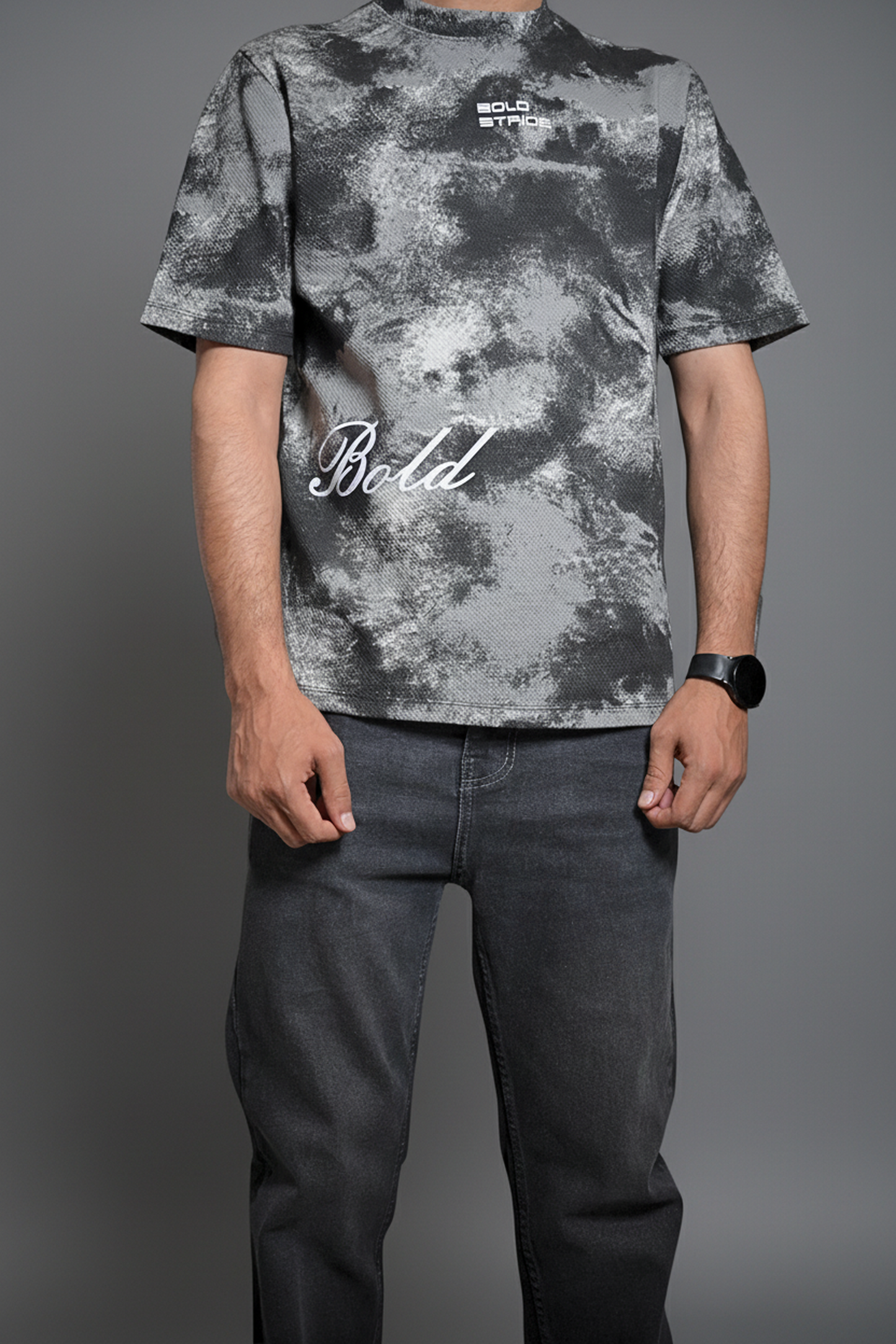 Black Acid Wash T-Shirt