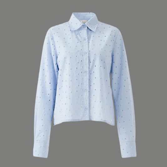 Button-Down Tunic Fousion Top