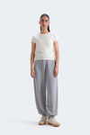 Elastic Waist Relaxed Fit Trouser