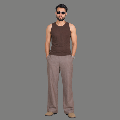 Platted Wide Leg trousers