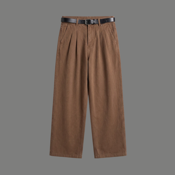High Waist choco WIde leg jeans