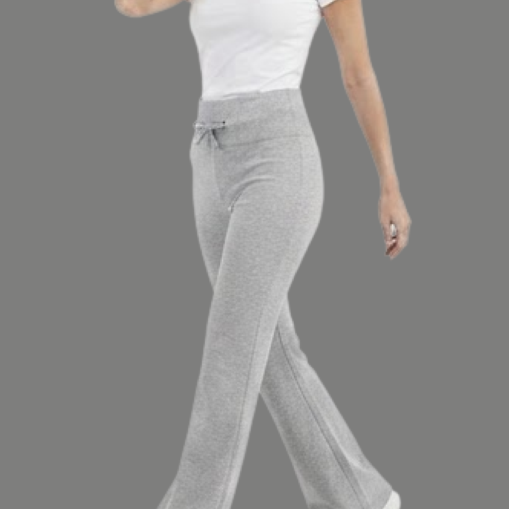High Rise Athletic Drawstring Flared Trousers