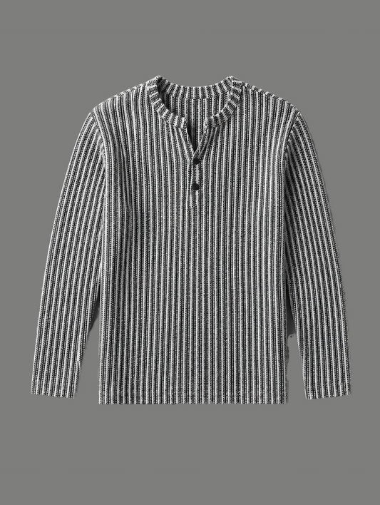 Wide-Rib Grandad Henley