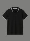 Streetwear Boxy Double Tipped Polo Shirt