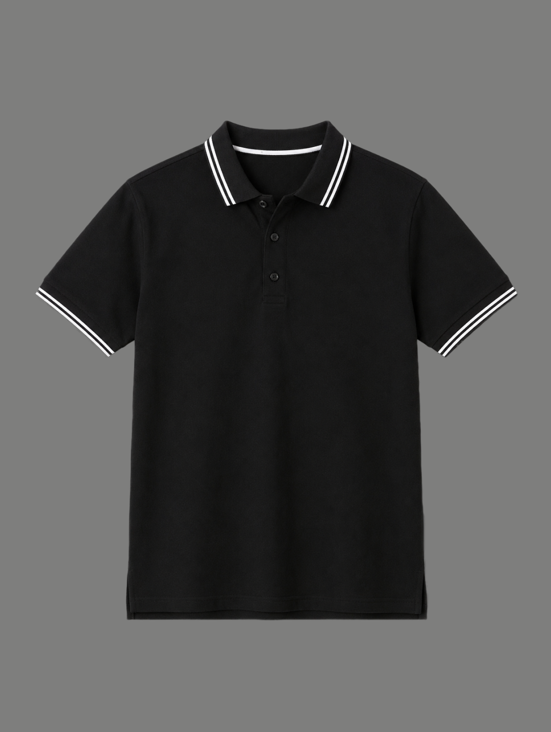 Streetwear Boxy Double Tipped Polo Shirt