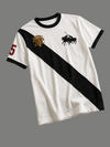 Crest Stripe Polo Tee