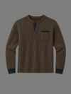 Two-Tone Tech-Knit Henley