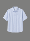 Relaxed Fit Vertical Stripe Pocket Button Down