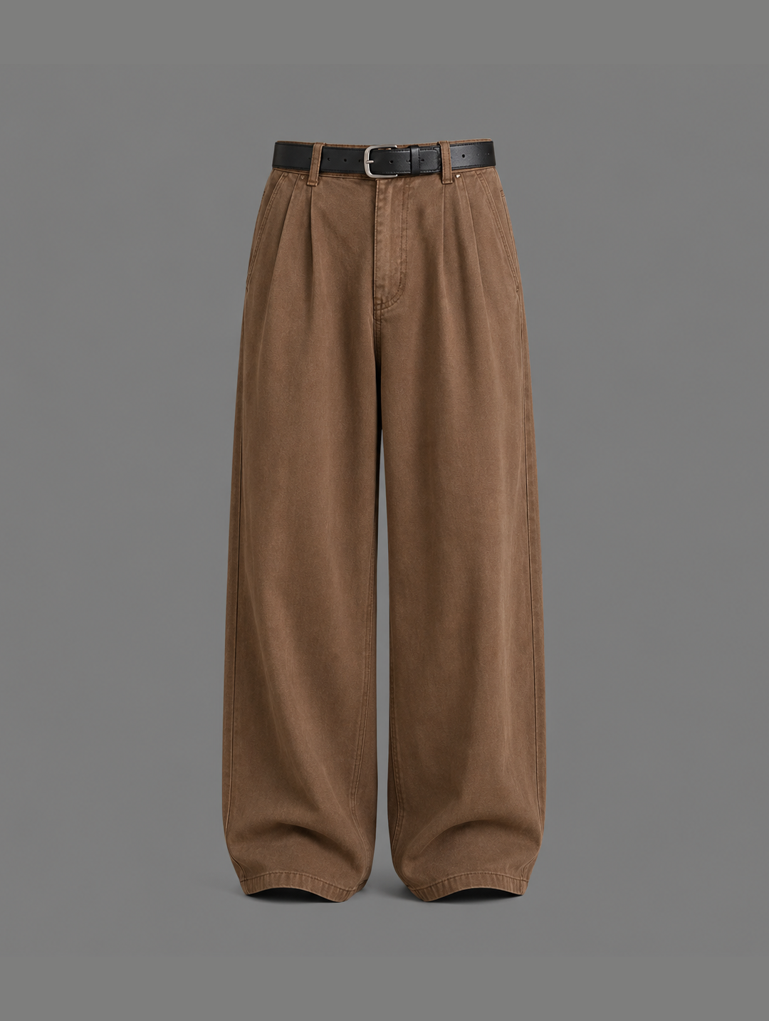High-Waist Choco Wide-Leg Jeans