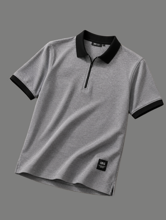 Quater Zipper Relax Fit T-Polo
