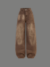 Relaxed Fit Vintage Tinted Baggy Denim Jeans