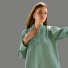 Saga Green Pleated Co-Ord Set