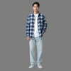 Relaxed Fit Plaid Long Sleeve Casual Shirt