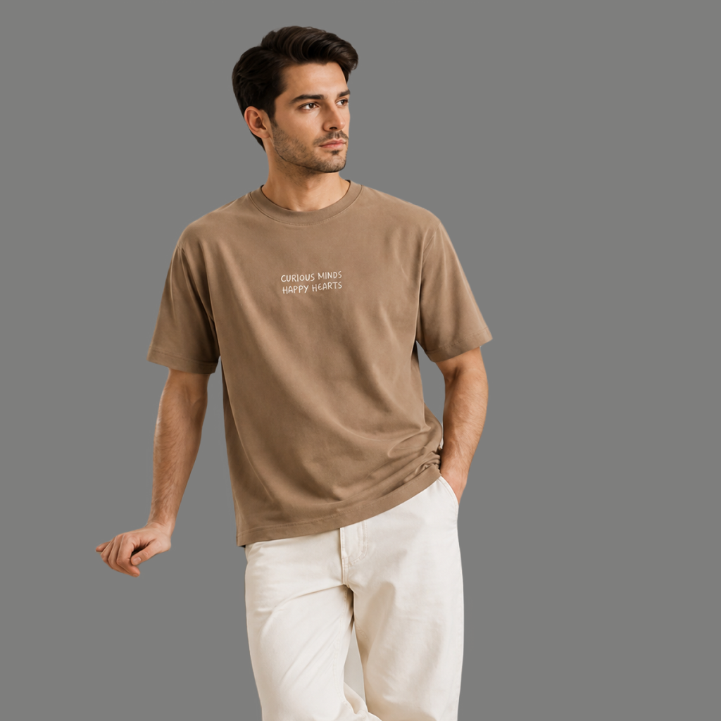 Curious Minds Embroidered Boxy Tee