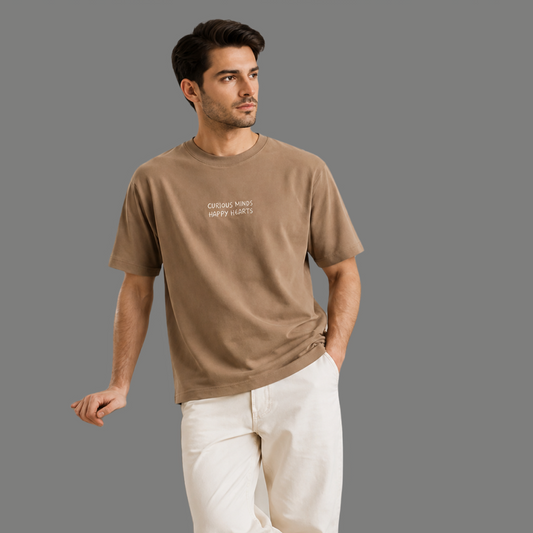Curious Minds Embroidered Boxy Tee