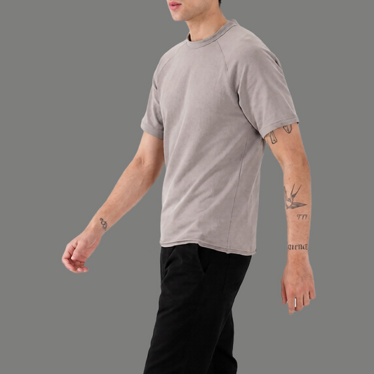 Classic Everyday Solid Raglan Sleeve T Shirt