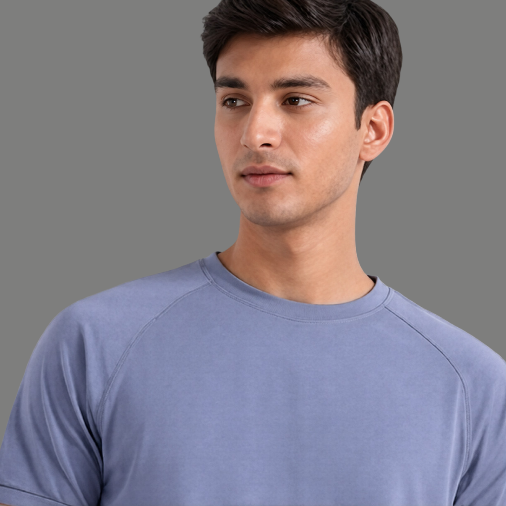 Signature Solid Raglan Sleeve Short Sleeve Tee