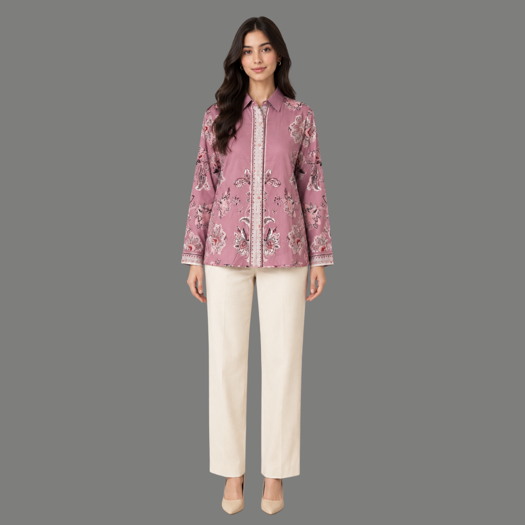Mauve Paisley Shirt