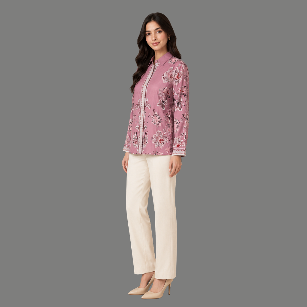 Mauve Paisley Shirt
