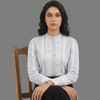 Linen Blend Smock fusion top
