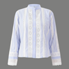 Linen Blend Smock fusion top