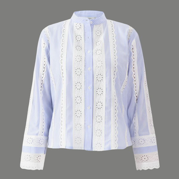 Linen Blend Smock fusion top