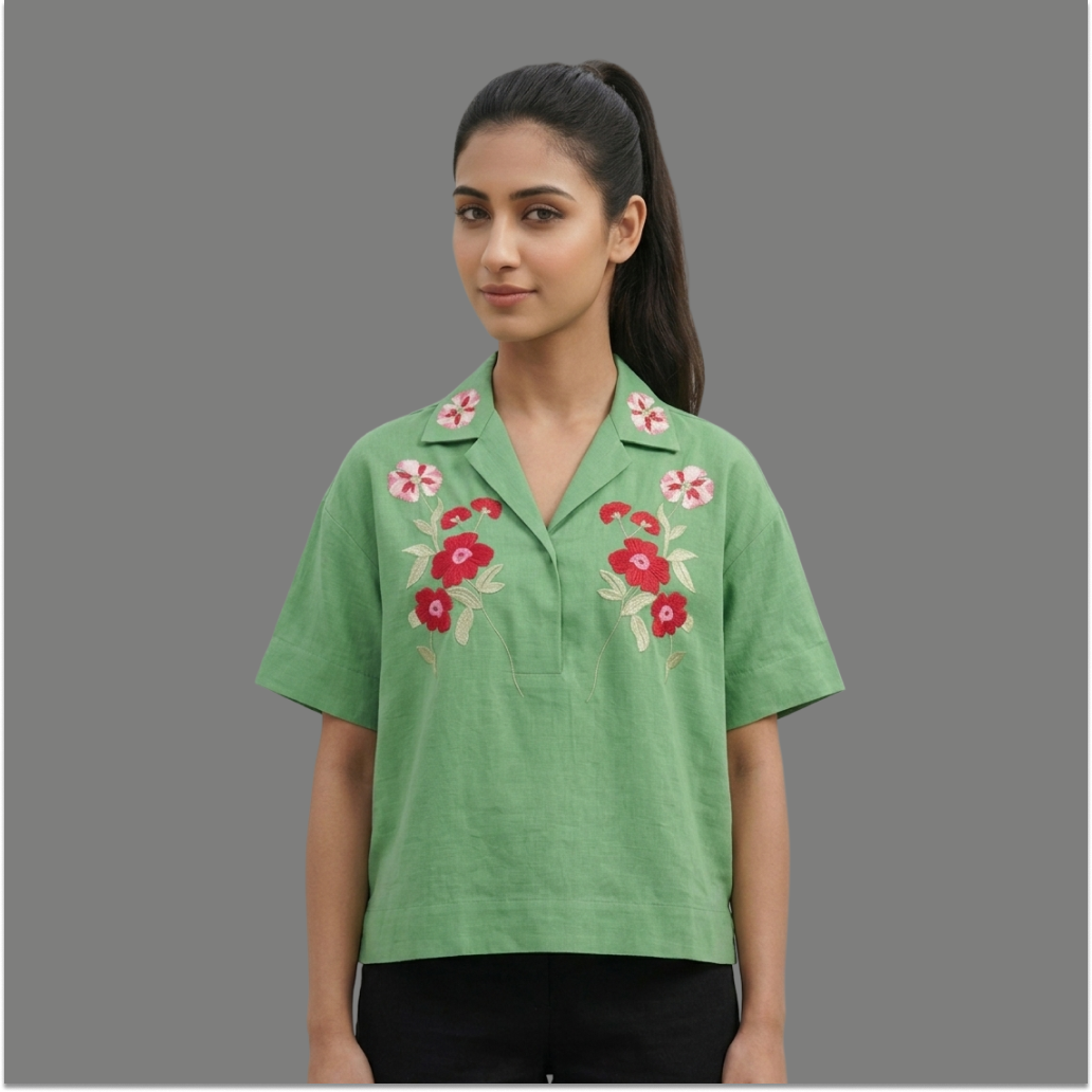 V-Neck Tunic fusion top