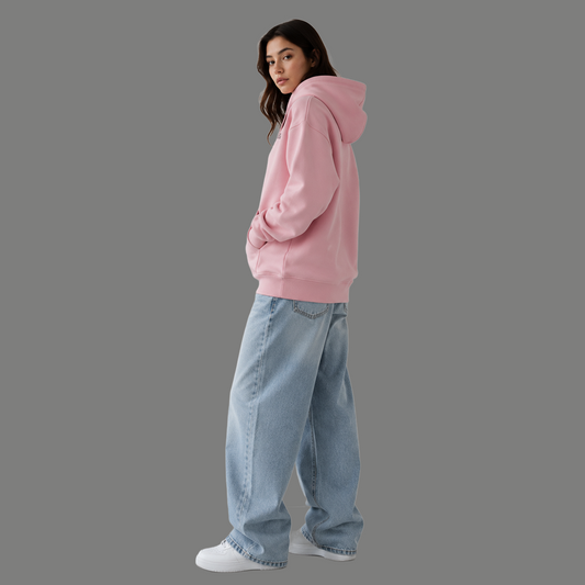 BlushFrost Hoodie - Boldstride - styled pose