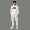 Glacier Ivory Hoodie - Boldstride - straight-on view