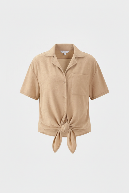Front Tie Detail Shirt