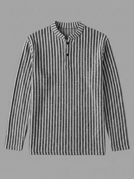 Essential Solid Waffle Henley
