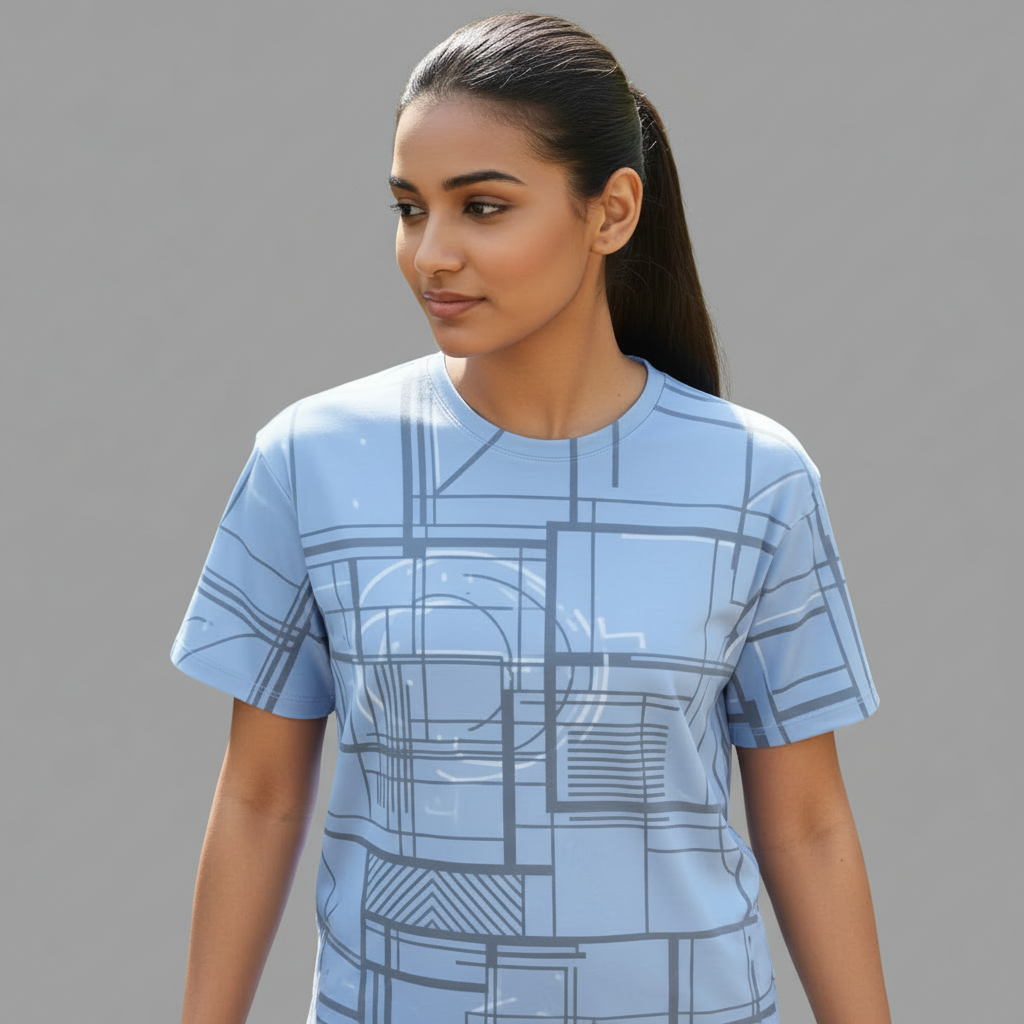 Geometric Graphic Tee
