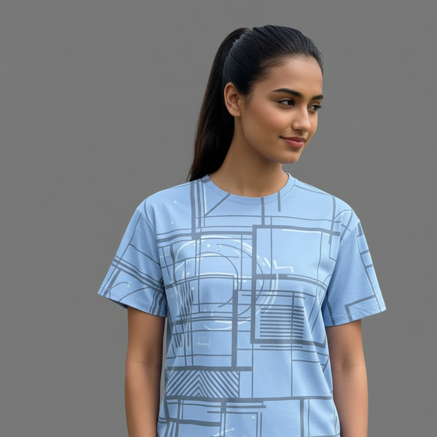 Geometric Graphic Tee