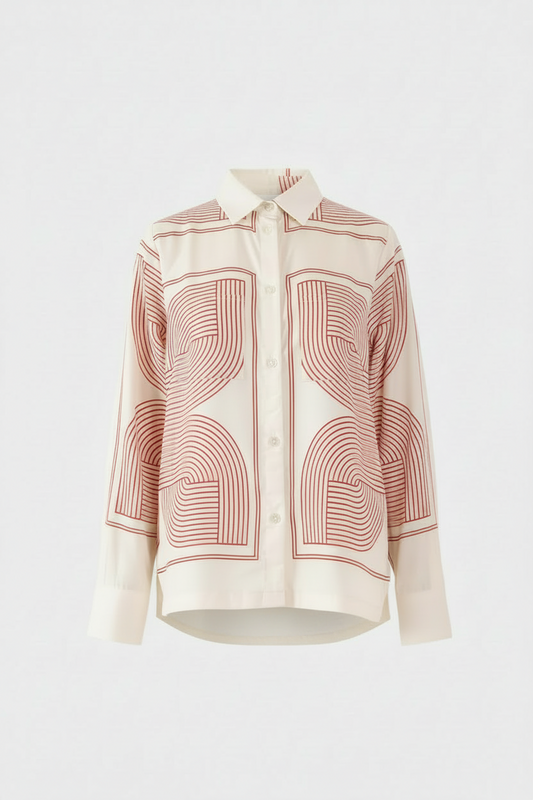 Geometric Patterned Shirt