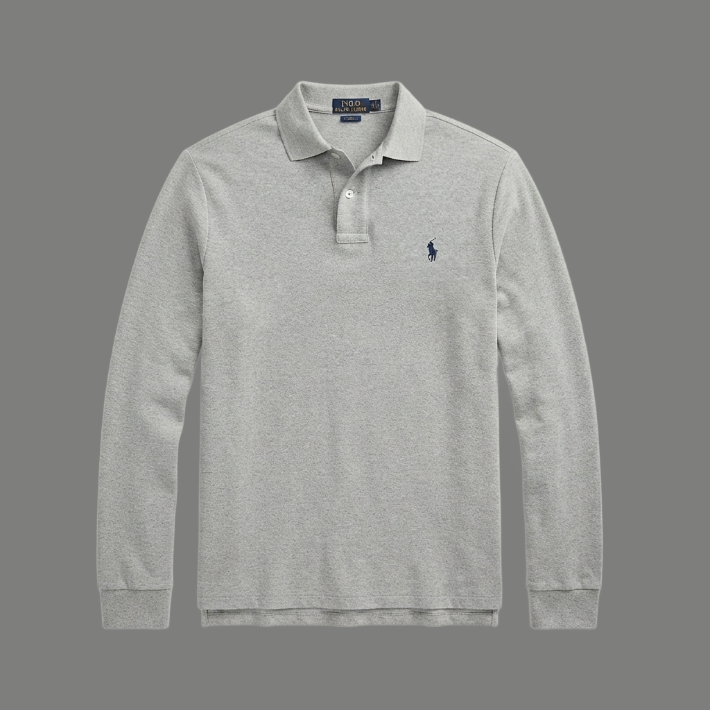 Classic Fit Long Sleeve Piqué Polo