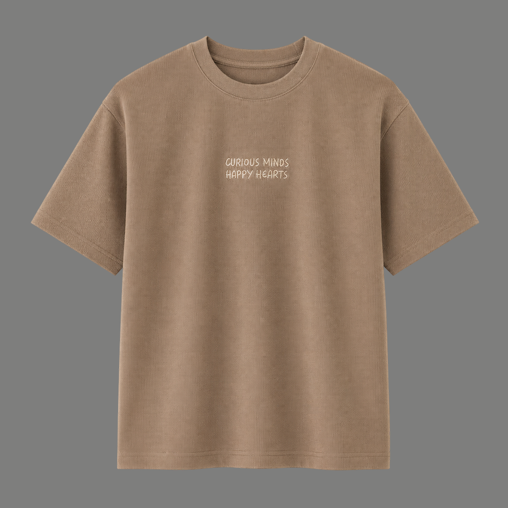 Curious Minds Embroidered Boxy Tee