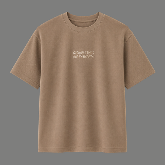 Curious Minds Embroidered Boxy Tee
