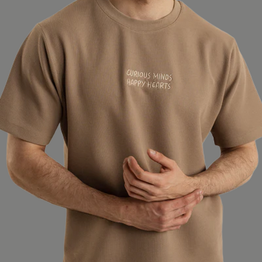 Curious Minds Embroidered Boxy Tee