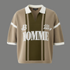 Essential Short Sleeve Graphic Printed Polo Shirt