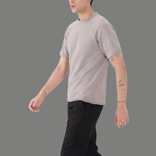 Classic Everyday Solid Raglan Sleeve T Shirt