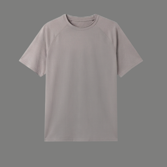 Classic Everyday Solid Raglan Sleeve T Shirt