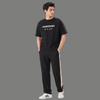 Essential Short Sleeve Piped Shoulder Graphic Tee