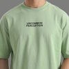 Relaxed Fit Center Chest Text Printed Tee