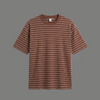 Relaxed Fit Fine Stripe Short Sleeve Tee