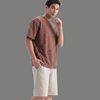 Relaxed Fit Fine Stripe Short Sleeve Tee
