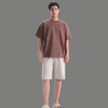 Relaxed Fit Fine Stripe Short Sleeve Tee