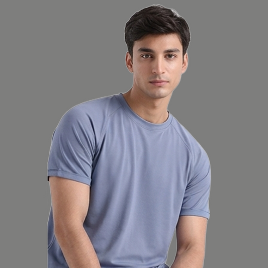 Signature Solid Raglan Sleeve Short Sleeve Tee