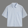 Relaxed Fit Vertical Stripe Pocket Button Down