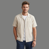 Urban Textured Short Sleeve Resort Button Down